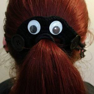 Handmade Googly Eyes Face Mask Ear Saver Round